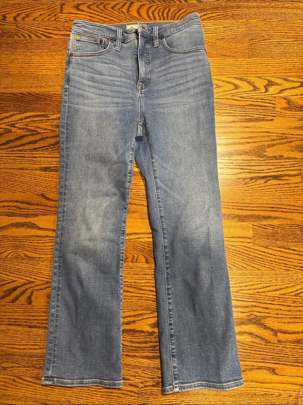 Madewell Women's Cali-Denim Boot Jeans in Light Blue Wash